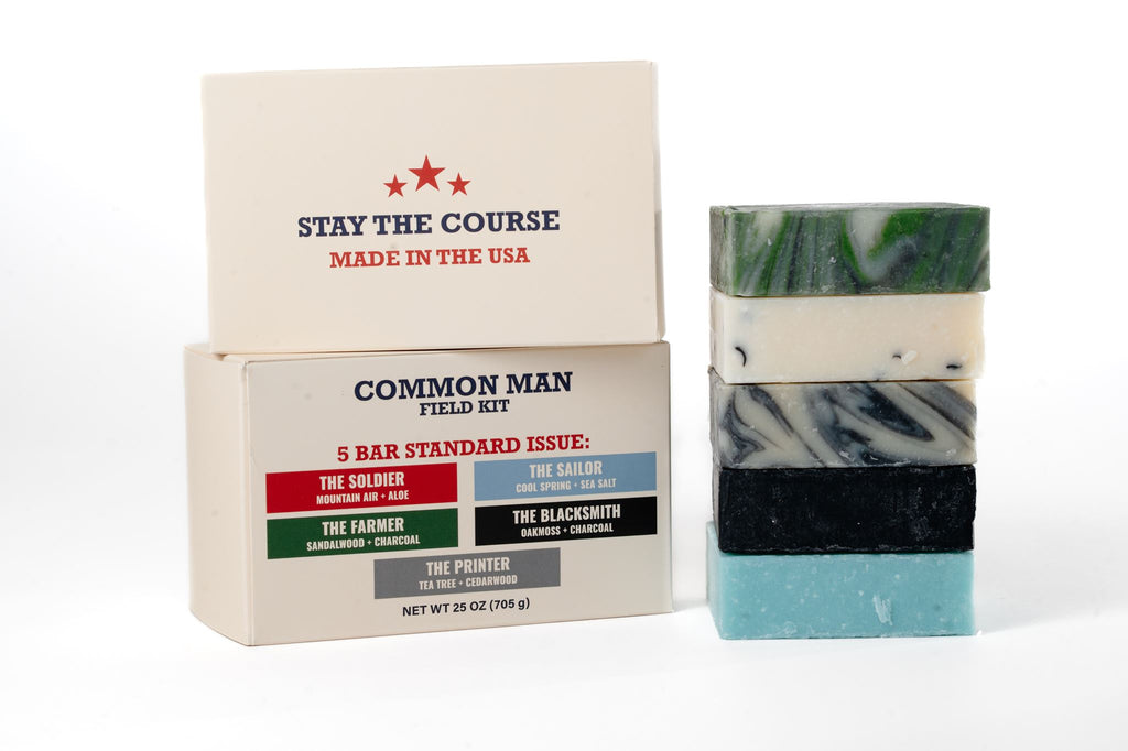 Common Man Soap – Field Kit (5-Bar Collection)