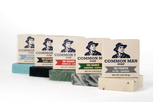 Common Man Soap – Field Kit (5-Bar Collection)